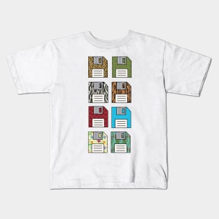 Floppy Disks Kids T-Shirt